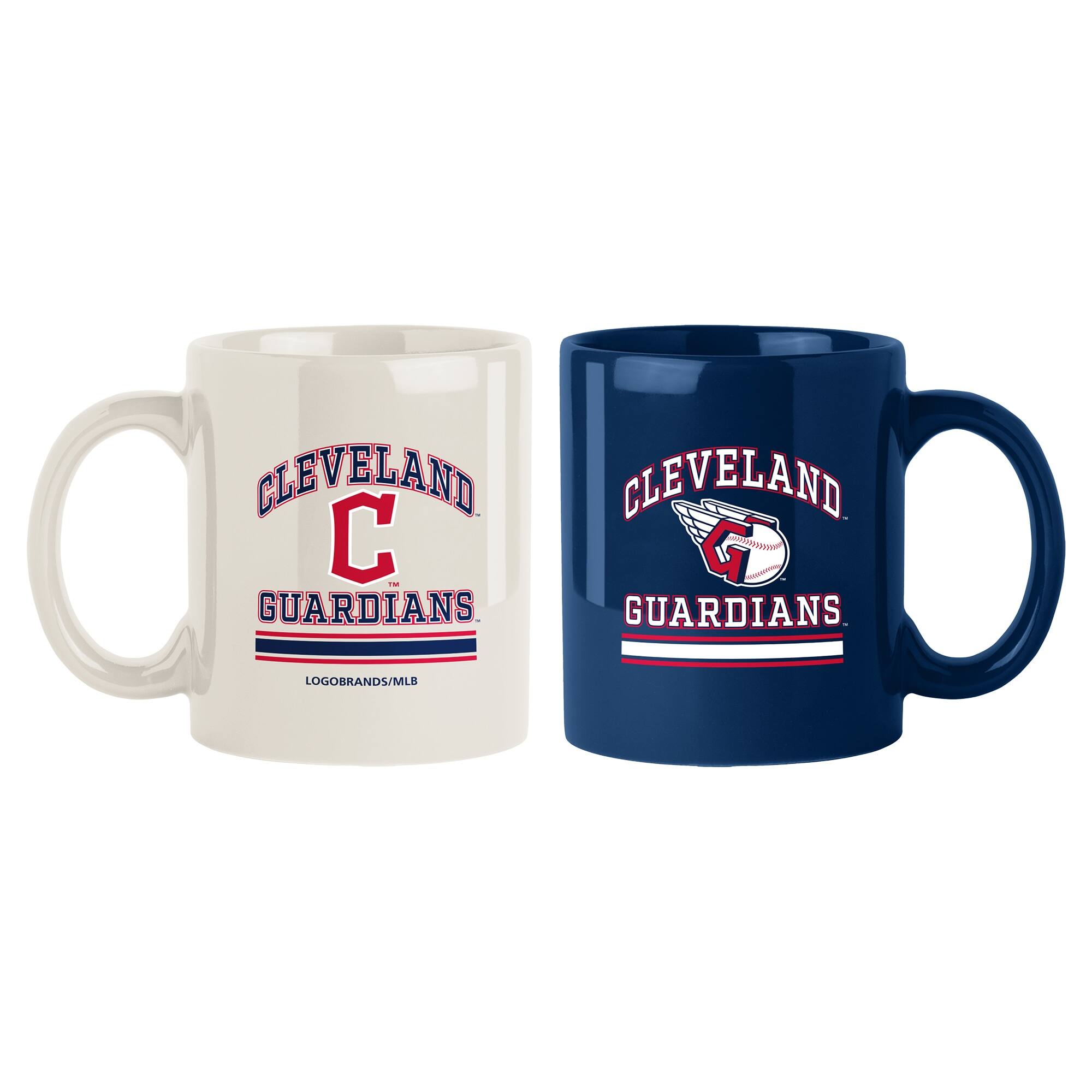 Logo Brands - Cleveland Guardians 15oz. Current & Throwback Mug Set - Multicolor price history on PriceWatchPro