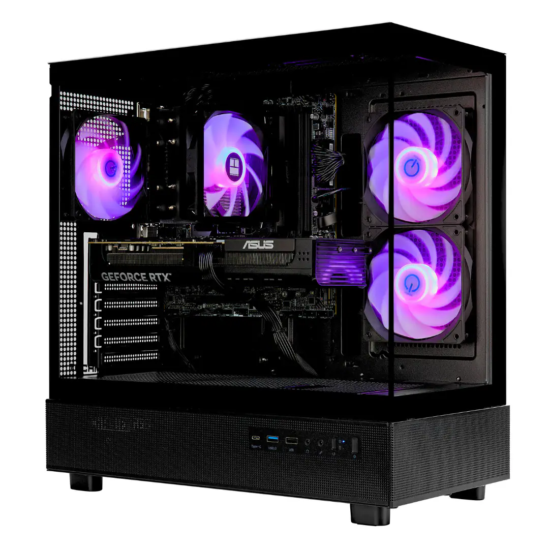 TECHNOID Glass –NVIDIA Geforce RTX 5070 Ti–AMD Ryzen 7 9700X