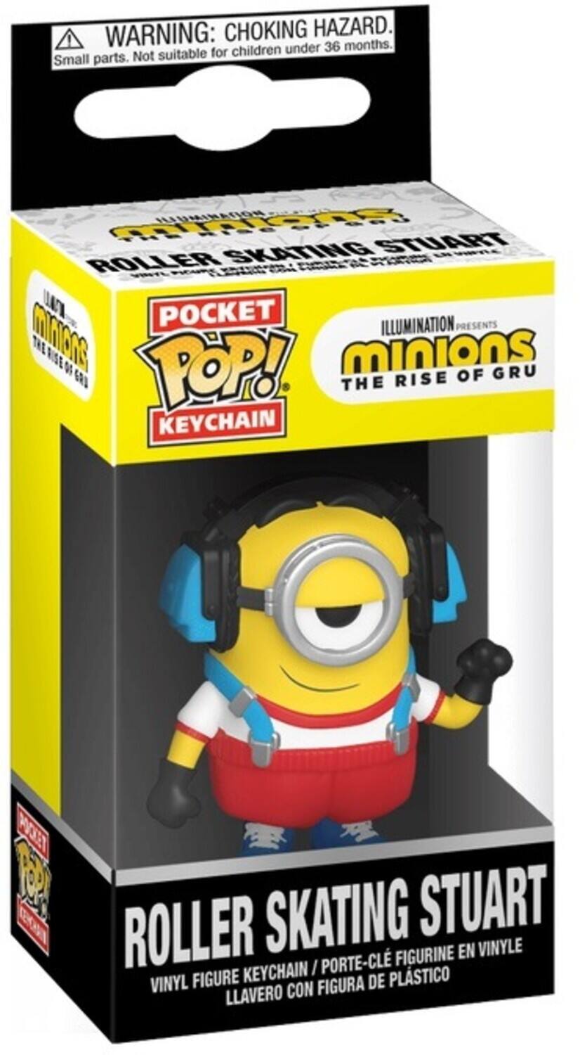 WARNING: CHOKING HAZARD. Small parts. Not suitable for children under 36 months.

ILLUMINATION PRESENTS MINIONS THE RISE OF GRU

POCKET POP! KEYCHAIN

ROLLER SKATING STUART

VINYL FIGURE KEYCHAIN / PORTE-CLÉ FIGURINE EN VINYLE / LLAVERO CON FIGURA DE PLÁSTICO