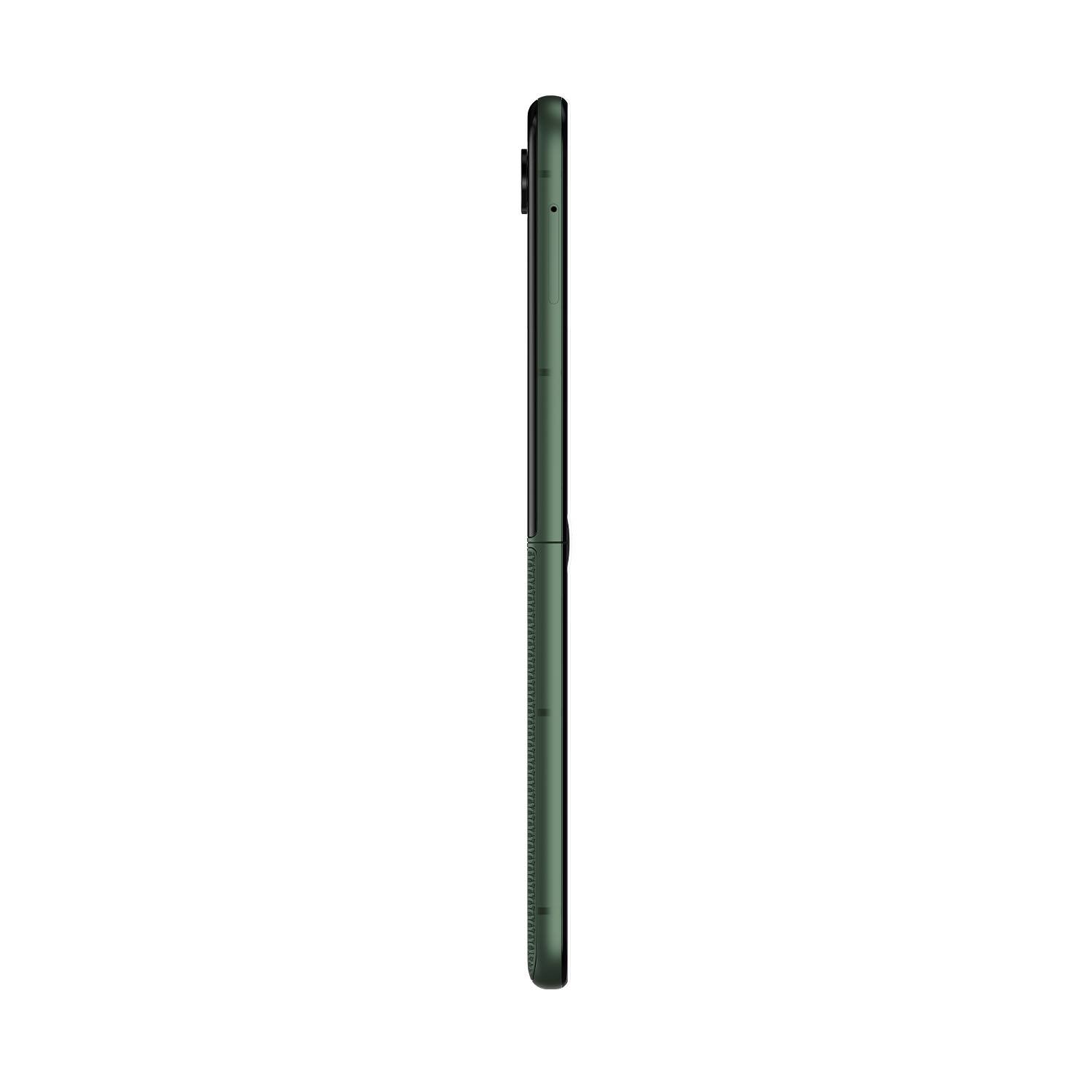 Alt View 3. Motorola - razr+ 2026 256GB (Unlocked) - PANTONE Mountain View.