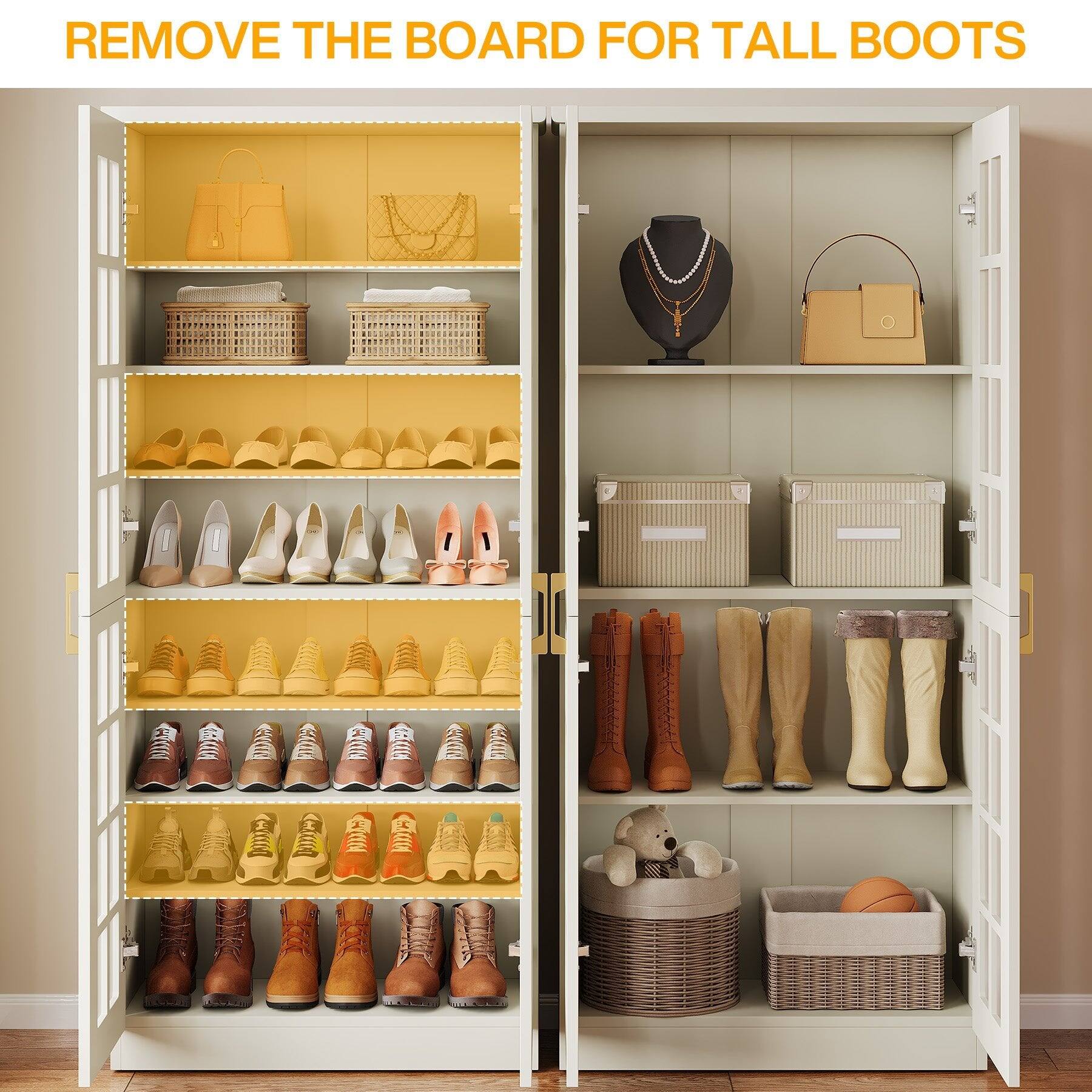 REMOVE THE BOARD FOR TALL BOOTS