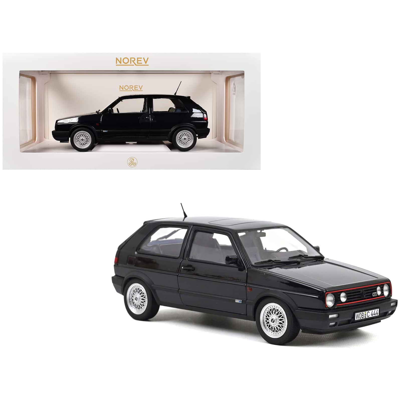 1991 Volkswagen Golf GTI Edition Blue Moonlight Blue Metallic 1/18 Diecast Model Car by Norev price history on PriceWatchPro