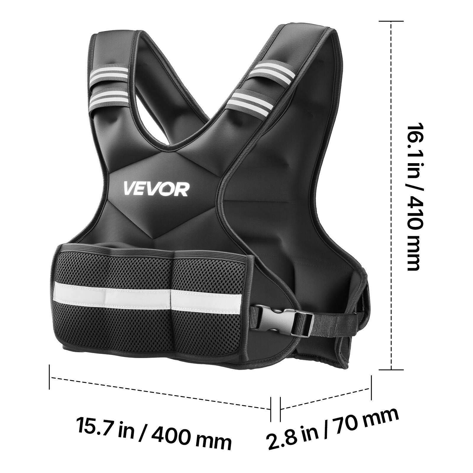 VEVOR  
16.1 in / 410 mm  
15.7 in / 400 mm  
2.8 in / 70 mm
