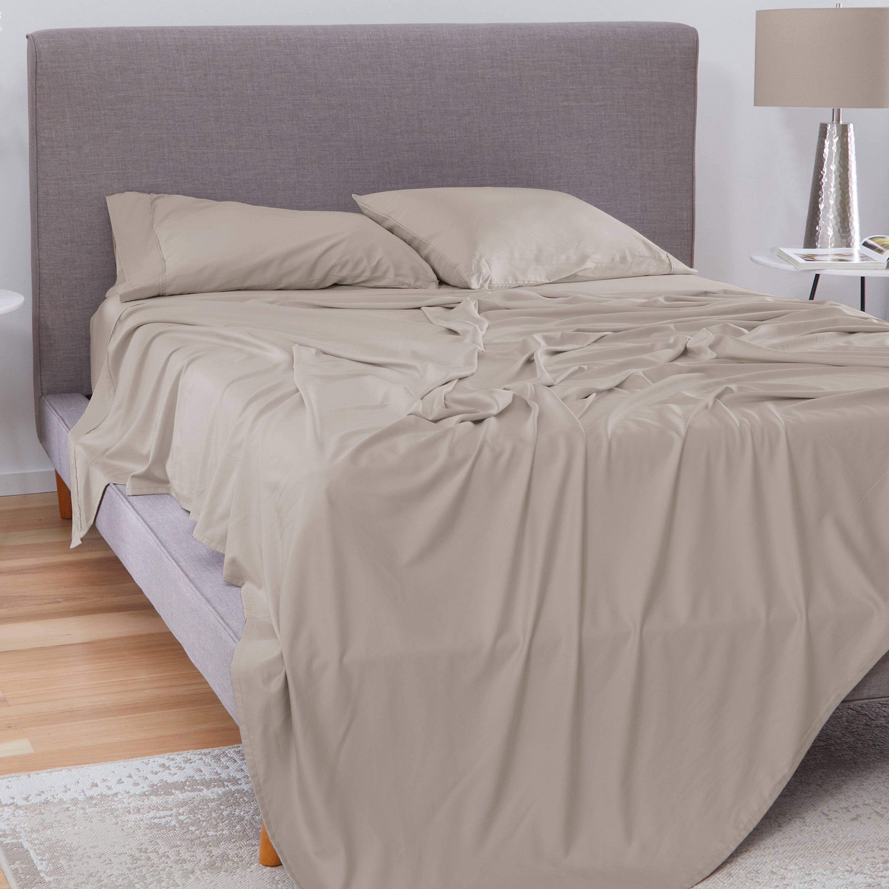 Angle. Bedgear - Basic Sheet Set - Bright White, Twin - bright-white.