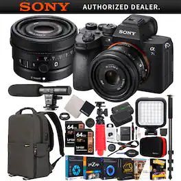 Bundle - Sony - a7S III Mirrorless Full Frame Camera Body +50mm F2.5 G Lens SEL50F25G Kit