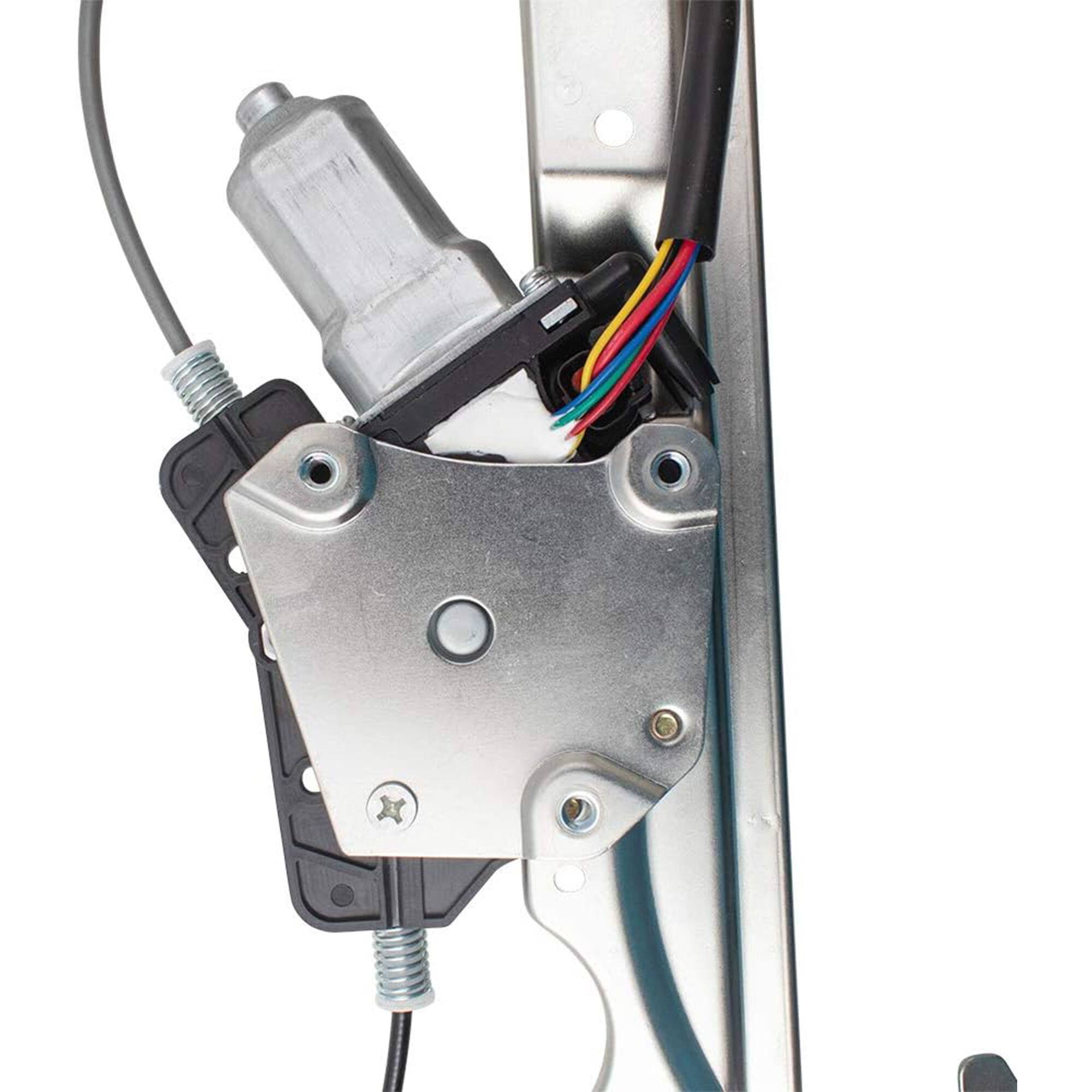 Alt View 5. Brock - Brock Replacement Passengers Front Power Window Lift Regulator with Motor, Right - Silver.