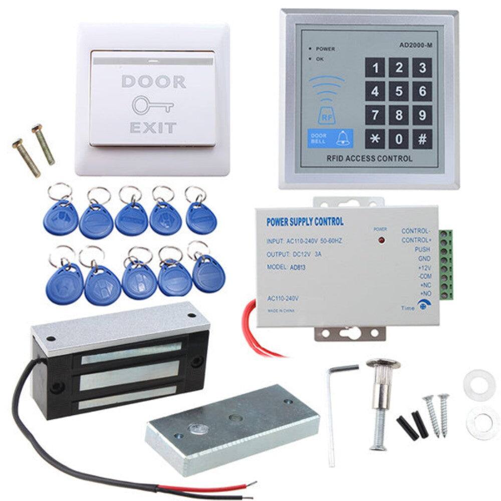 POWER AD2000-M II DOOR EXIT OK 1 2 3 4 5 6 RF 7 8 9 DOOR BELL 0 # RFID ACCESS CONTROL POWER SUPPLY CONTROL INPUT AC110-240V 50-60HZ OUTPUT DC12V A MODEL AD813 AC110-240V DEM PONER CONTROL CONTROL PUSH GNO +12% .COM +NC *NO Time