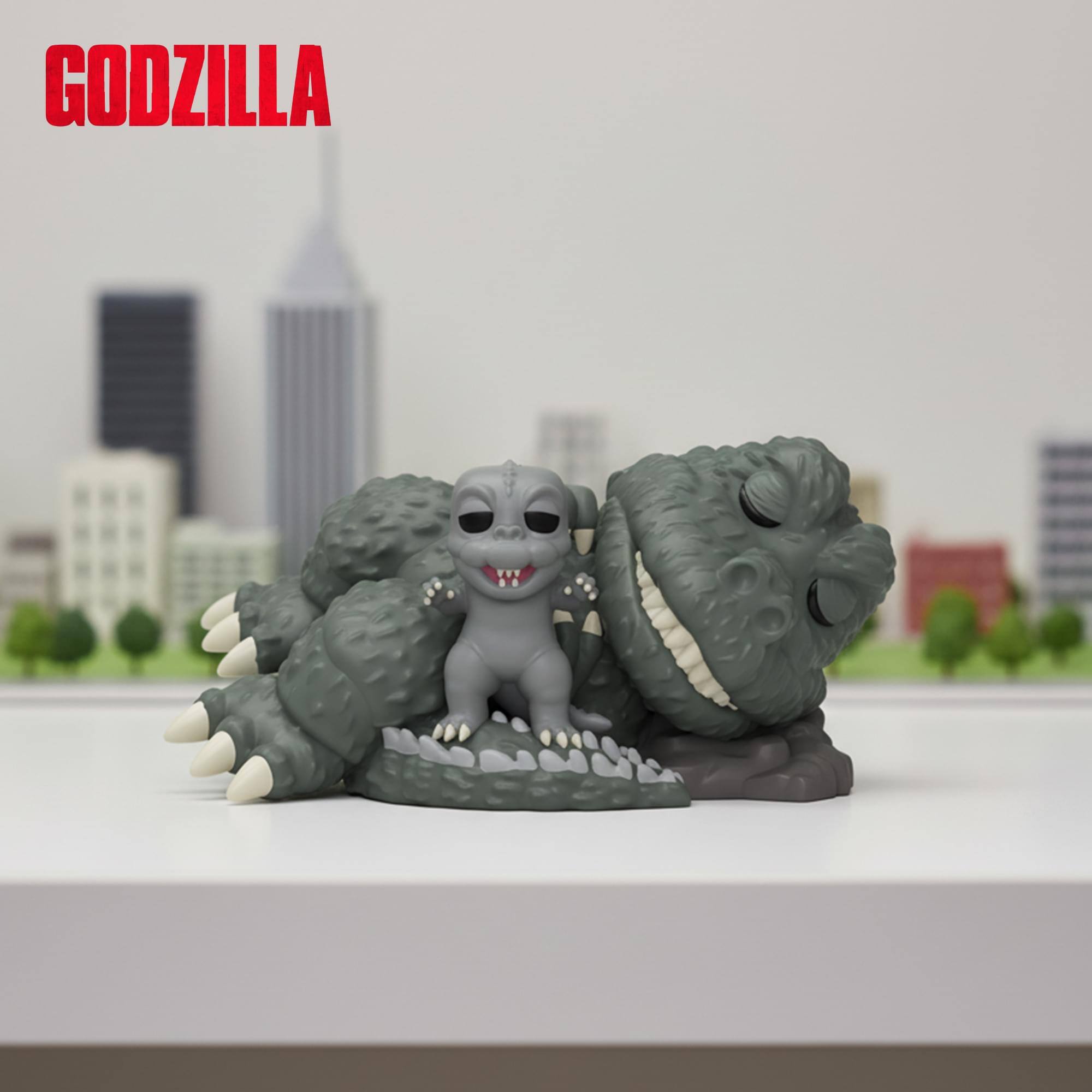 Alt View 4. Funko - Funko POP! Super: Godzilla - Sleeping Godzilla With Minilla   - COLLECTIBLES - Multicolor.