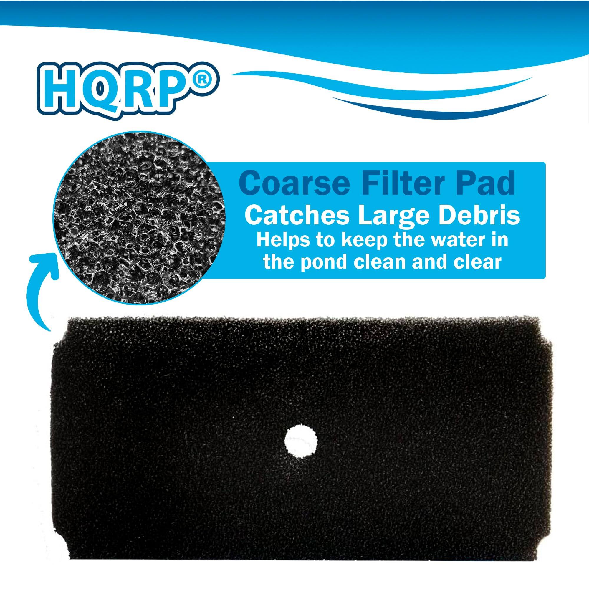 HQRP Coarse Filter Pad  
Catches Large Debris  
Helps to keep the water in the pond clean and clear