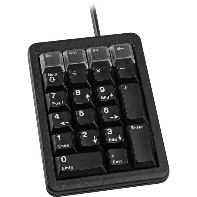 CHERRY - ML 4700 Wired Keypad - ,For Frequent Number Entry,All Keys Are Programmable - Black