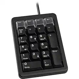 CHERRY - ML 4700 Wired Keypad - ,For Frequent Number Entry,All Keys Are Programmable - Black