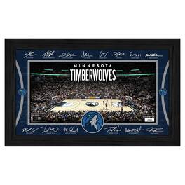 Highland Mint - Minnesota Timberwolves 2025 Signature Court Framed Picture - Multicolor