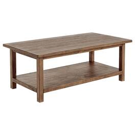 Coaster Co. of America - Payne Wood Coffee Table with Shelf Distressed - Brown
