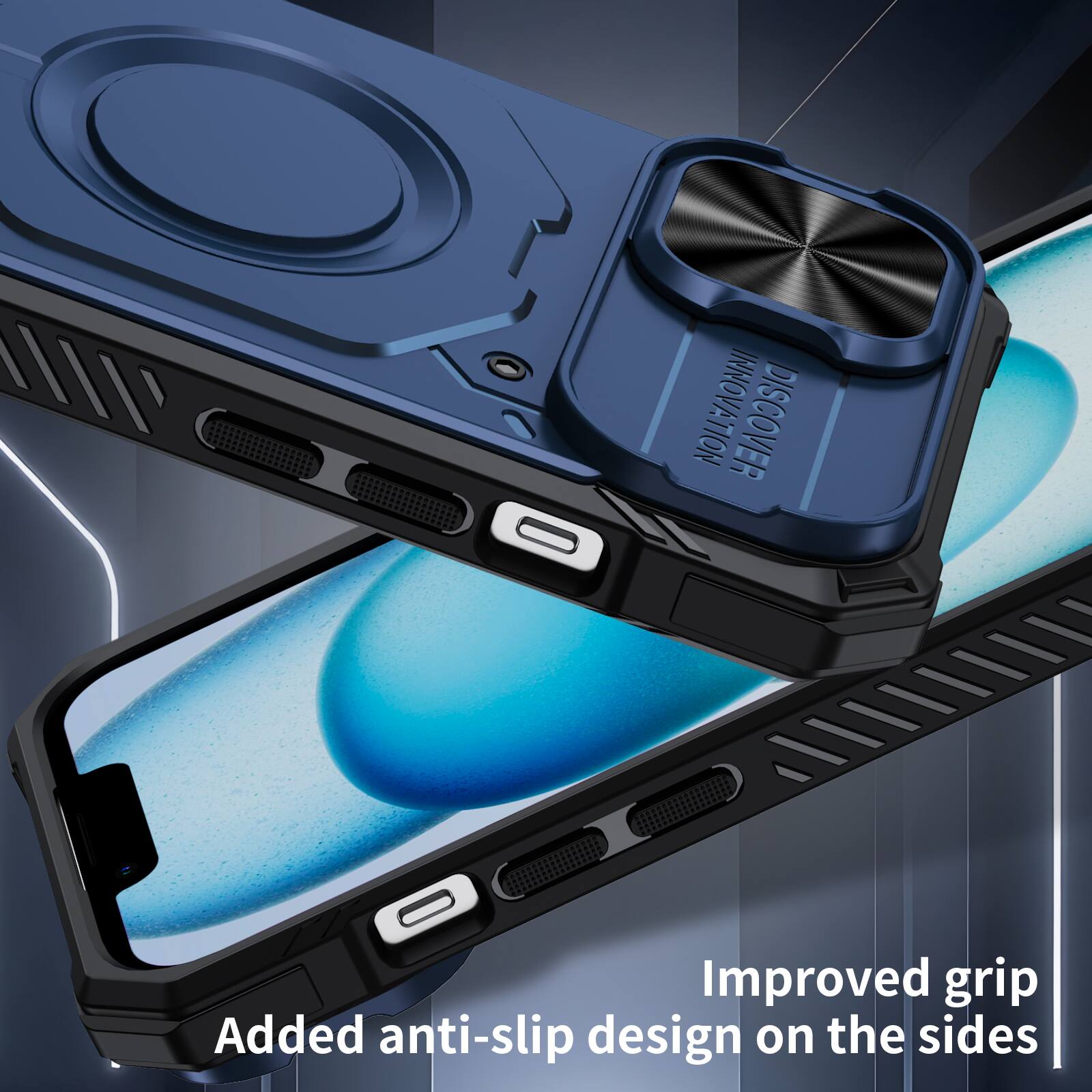 INNOVATION DISCOVER

Improved grip
Added anti-slip design on the sides