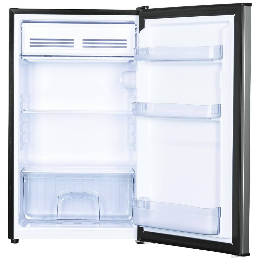 Alt View 3. Danby - Danby DCR044B1SLM 4.4 Cu. Ft. Stainless Compact Refrigerator - Stainless.