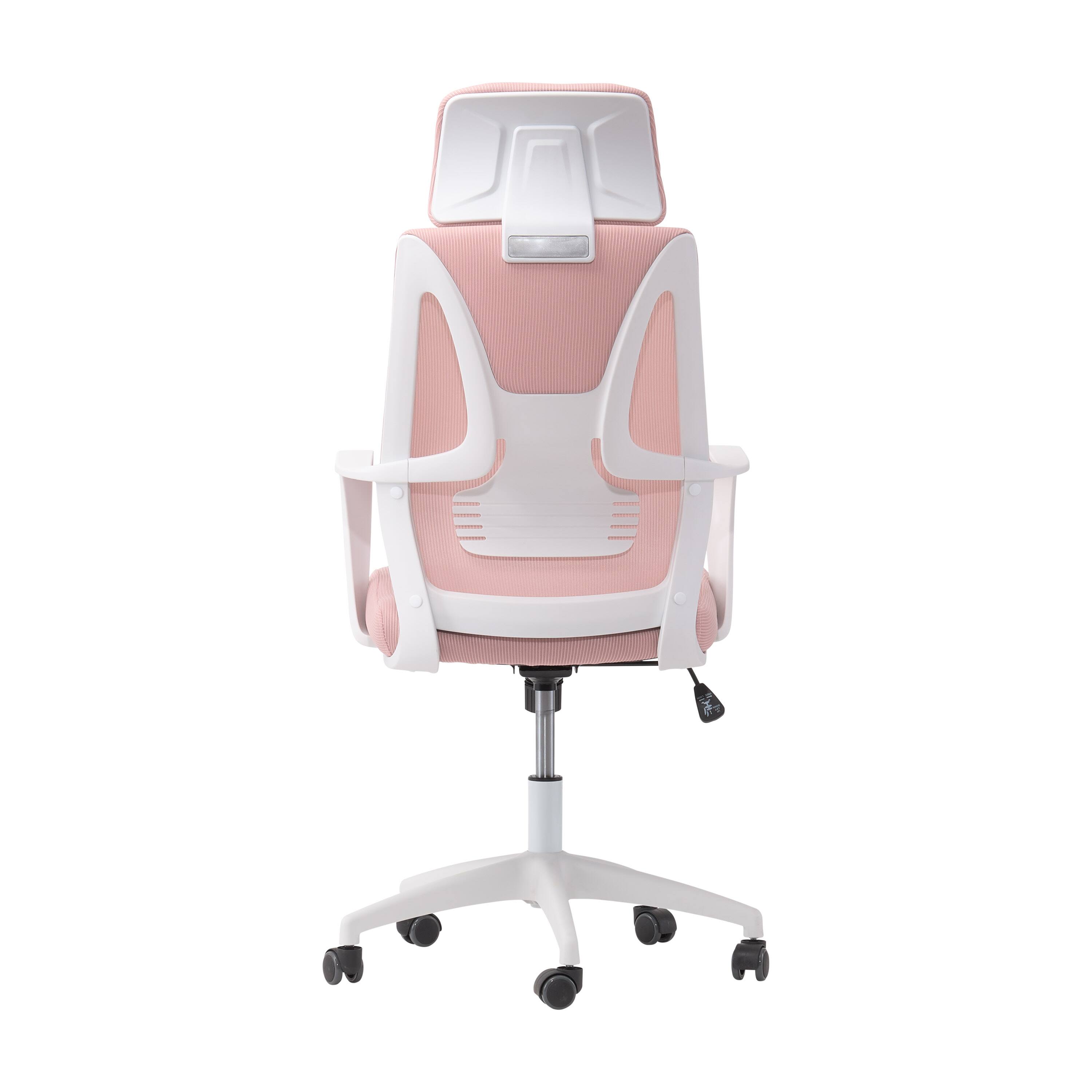 Alt View 13. CorLiving - Workspace Mesh Back Office Chair - Pink and White.