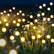Angle. PARKER SLATER - 2-Pack Solar Firefly Lights, 16 LED Outdoor Fairy Lights for Garden, Yard, Patio, Landscape Decor - Warm White.