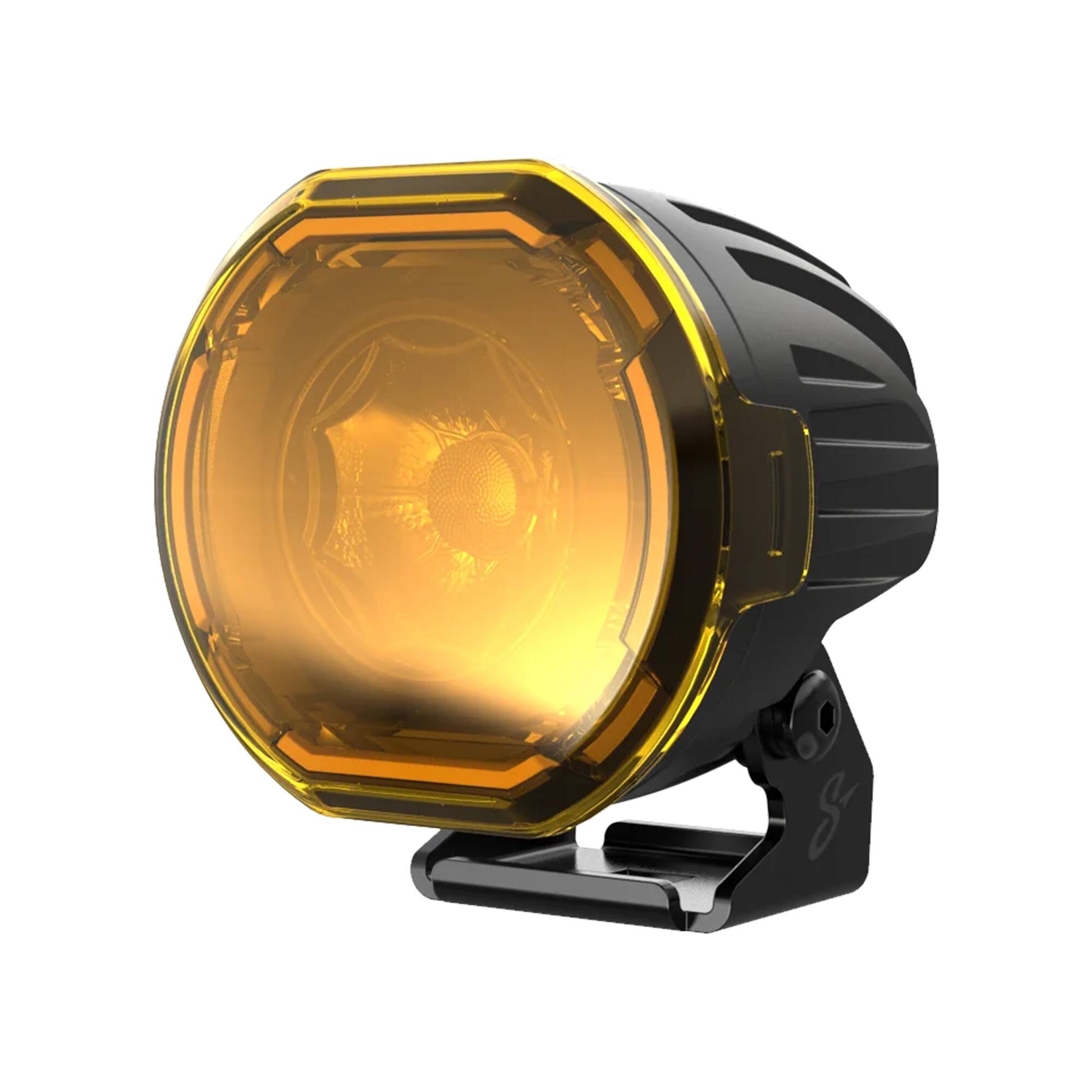 Alt View 1. Stinger - HEXCORE 2” Universal Off-Road LED Pod Lights (Pair), Amber/White Spot Beam for Cars, Trucks, Jeeps, UTVs, 4x4 Vehicles - Black.