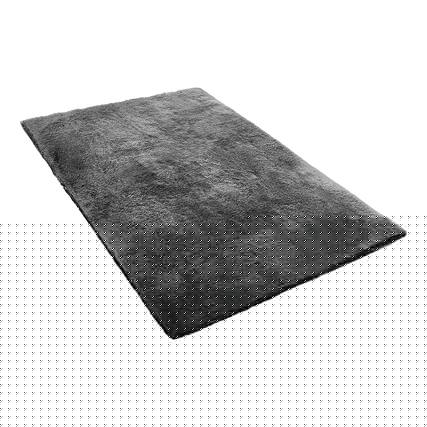 Front. VEVOR - Indoor Plush Area Rugs, 5 x 8 ft Soft Plush Carpet, Furry Shag Area Rugs for Living Room, Bedroom, Sunroom - Grey.