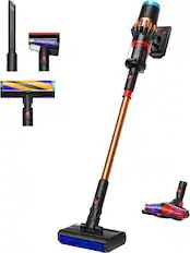 Front. Dyson - V16 Piston Animal Submarine Cordless - Black / Bright Copper Manifold.