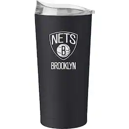 Logo Brands - Brooklyn Nets 20oz. Flipside Powder Coat Tumbler - Multicolor