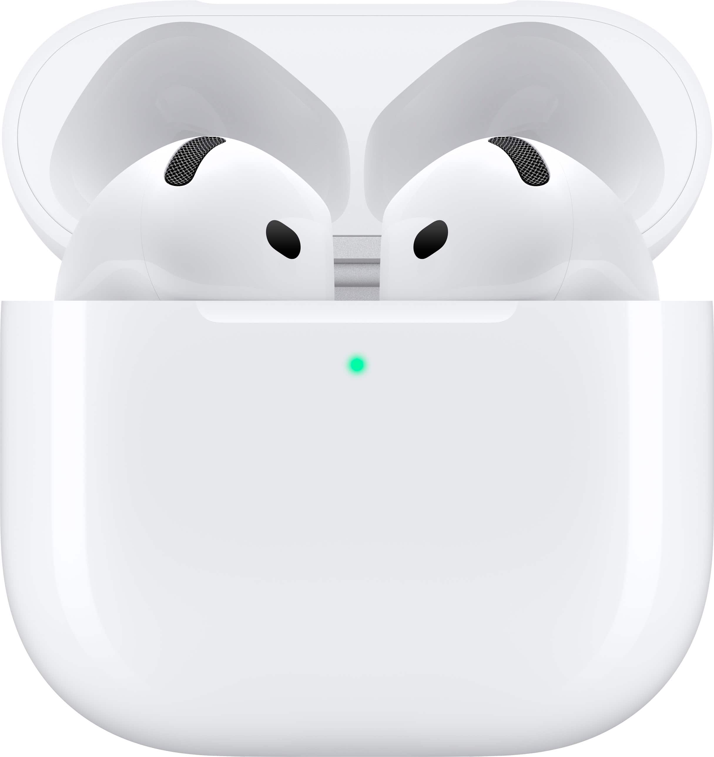 Alt View 11. Apple - AirPods 4 with Active Noise Cancellation - White.
