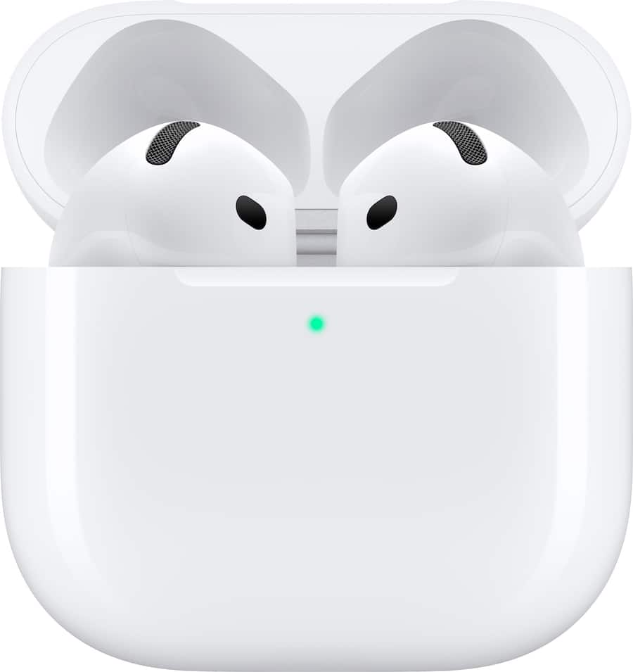 Apple AirPods 4 White MXP63LL/A - Best Buy Apple AirPods 4 White MXP63LL/A - Best Buy