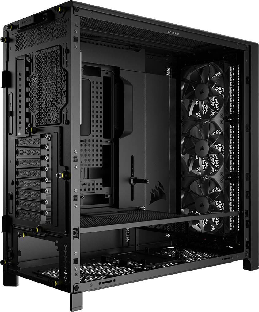 Alt View 6. CORSAIR - 5000D RS Mid-Tower Modular PC Case - Black.