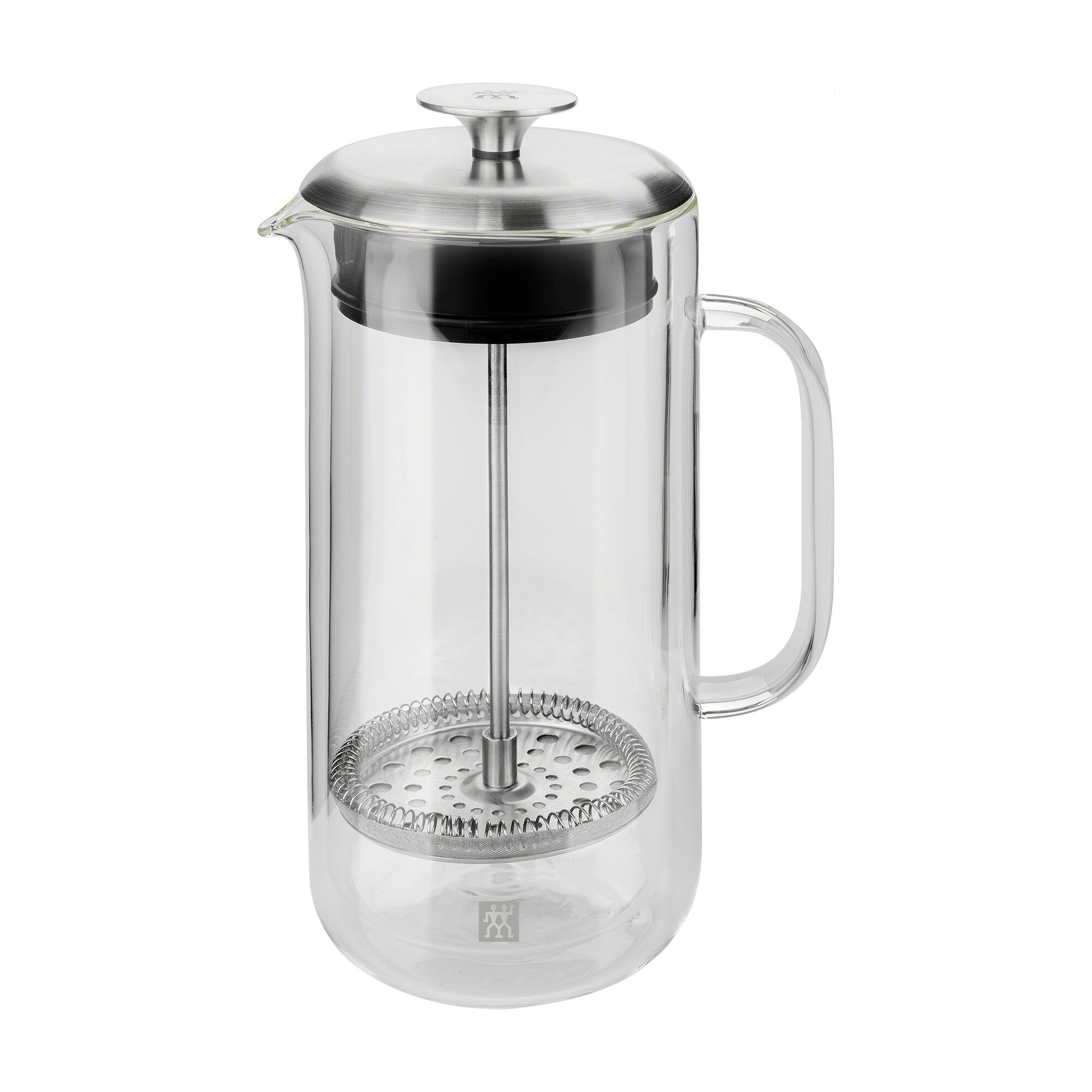 Alt View 1. ZWILLING - ZWILLING Sorrento Plus Double Wall French Press - Clear.