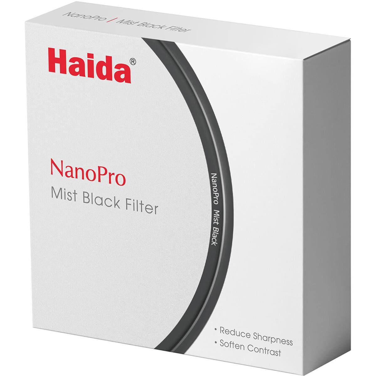 Haida NanoPro Mist Black Filter

- Reduce Sharpness
- Soften Contrast