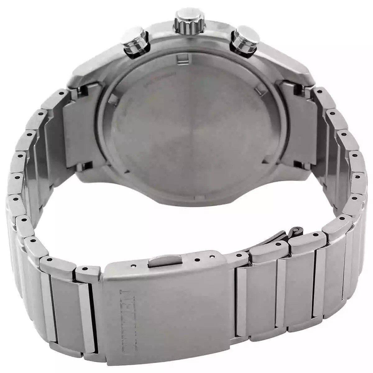 Left. Citizen - Eco-Drive Super Titanium Chronograph Green Dial AT2530-85X 100M Men's Watch - Green.