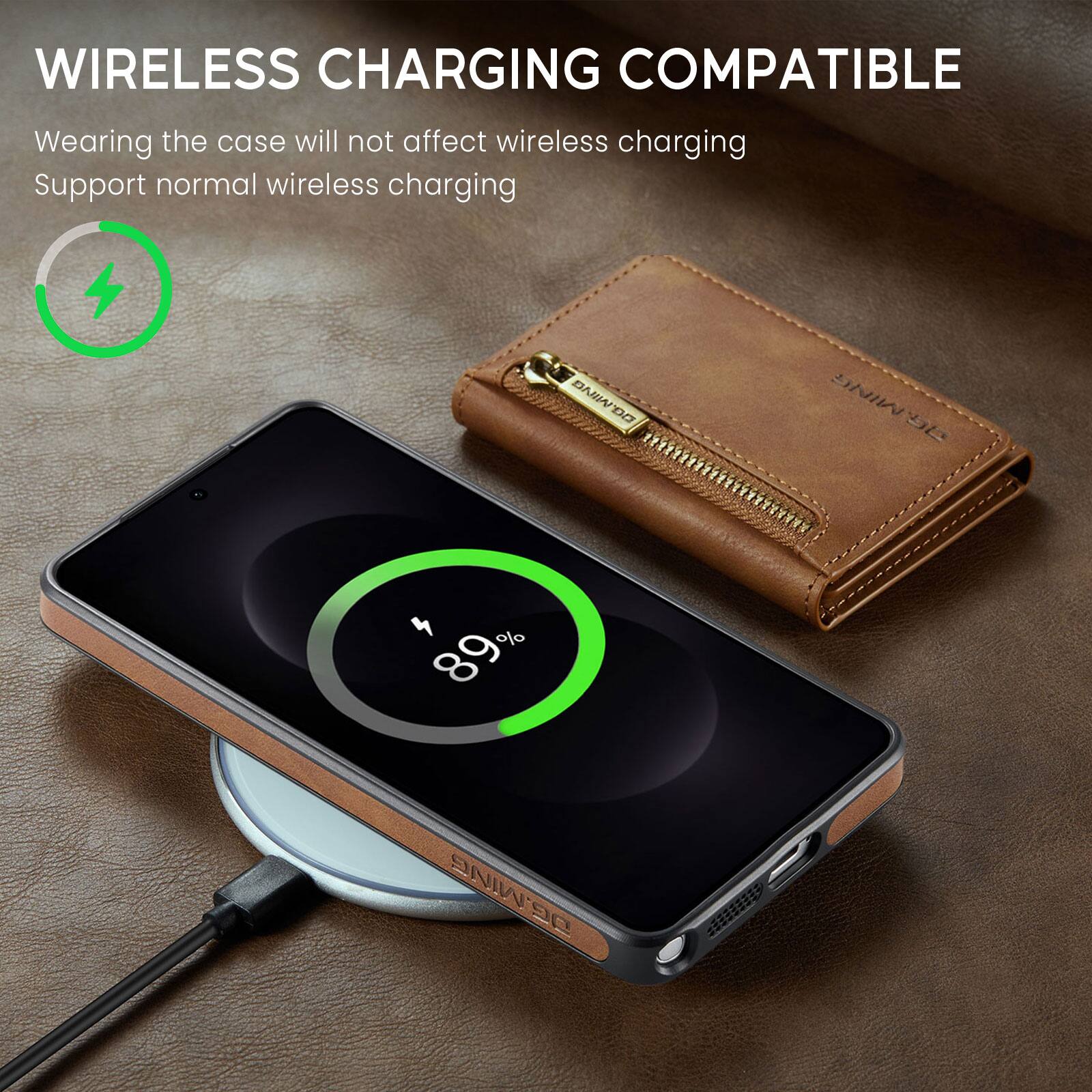WIRELESS CHARGING COMPATIBLE  
Wearing the case will not affect wireless charging  
Support normal wireless charging  

BNIDO DEMING  
4% 89 DG.MING