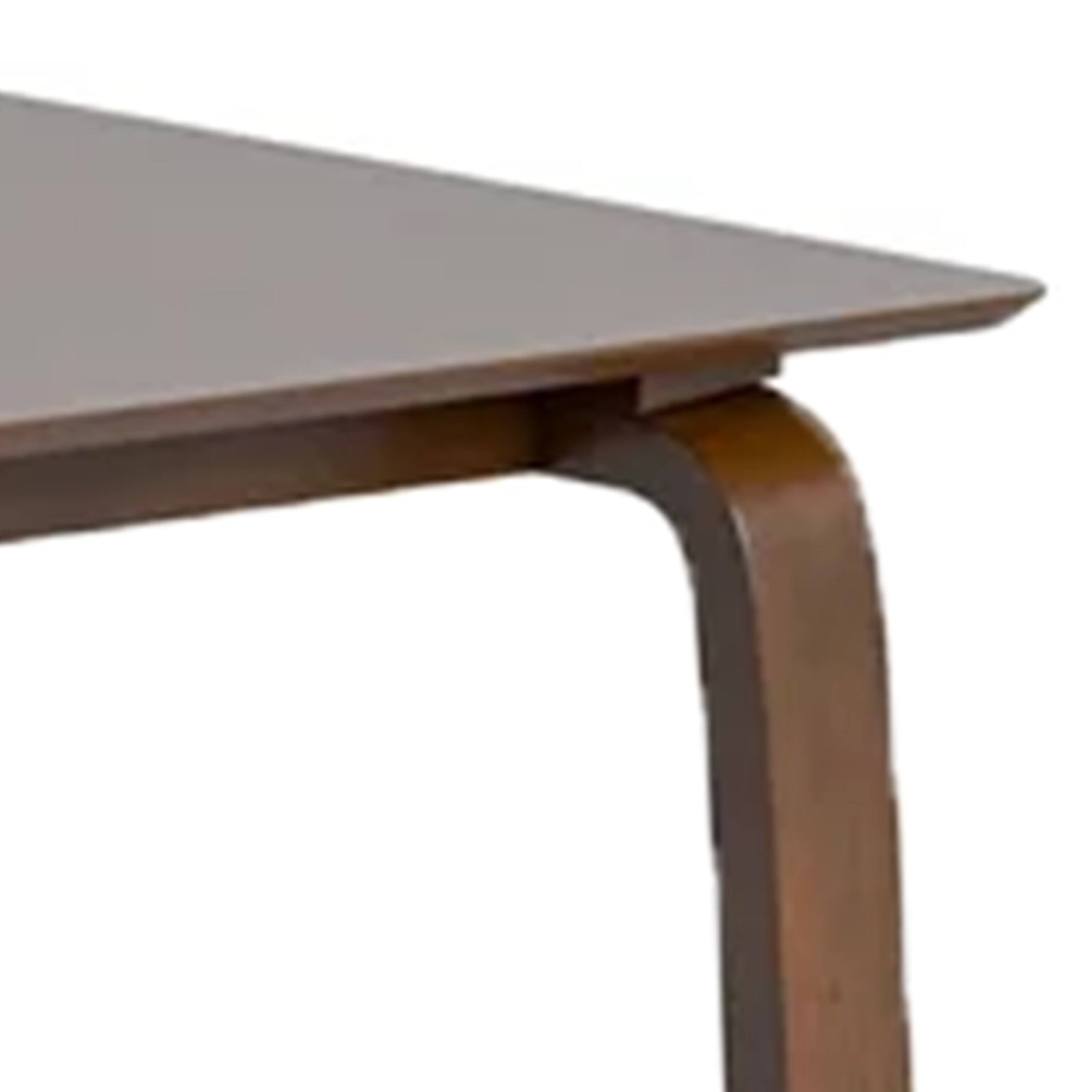 Alt View 1. Manhattan Lane - Iken Dining Table, 71 Inch Rectangular Top in Solid Wood - Walnut Brown.