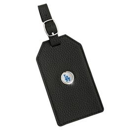 Jardine - Los Angeles Dodgers Leather Luggage Tag - Black