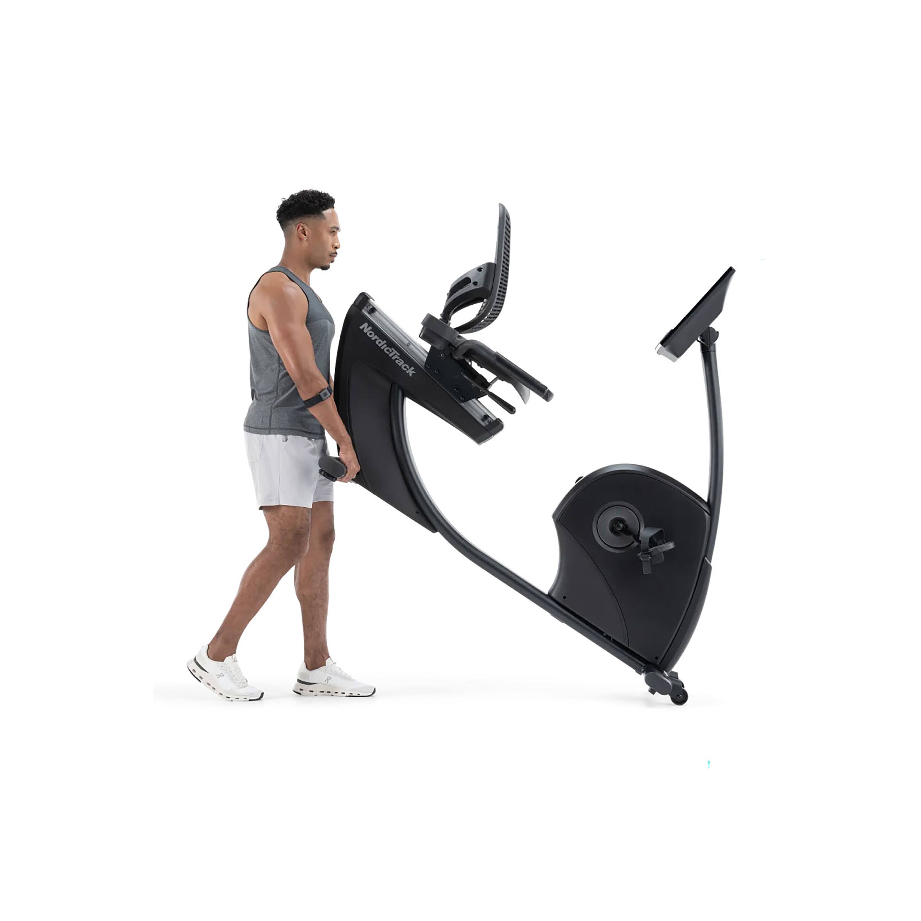 Alt View 6. NordicTrack - NordicTrack 10 Recumbent Bike - Black.