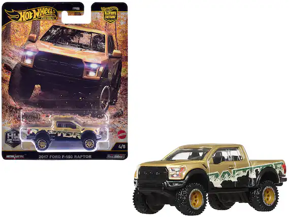 Hot Wheels Premium
FPY86
Hot Wheels Car Culture
Off Road
4/5
Mattel
Real Riders
2017 Ford F-150 Raptor
Metal | Metal