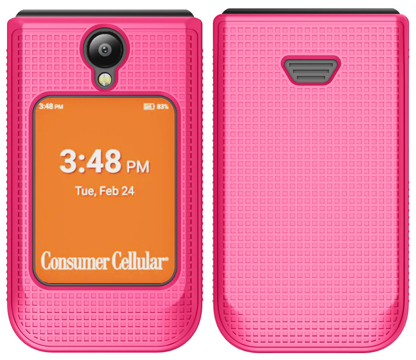 Nakedcellphone Case for Consumer Cellular Iris Easy Flip 2 Phone ...