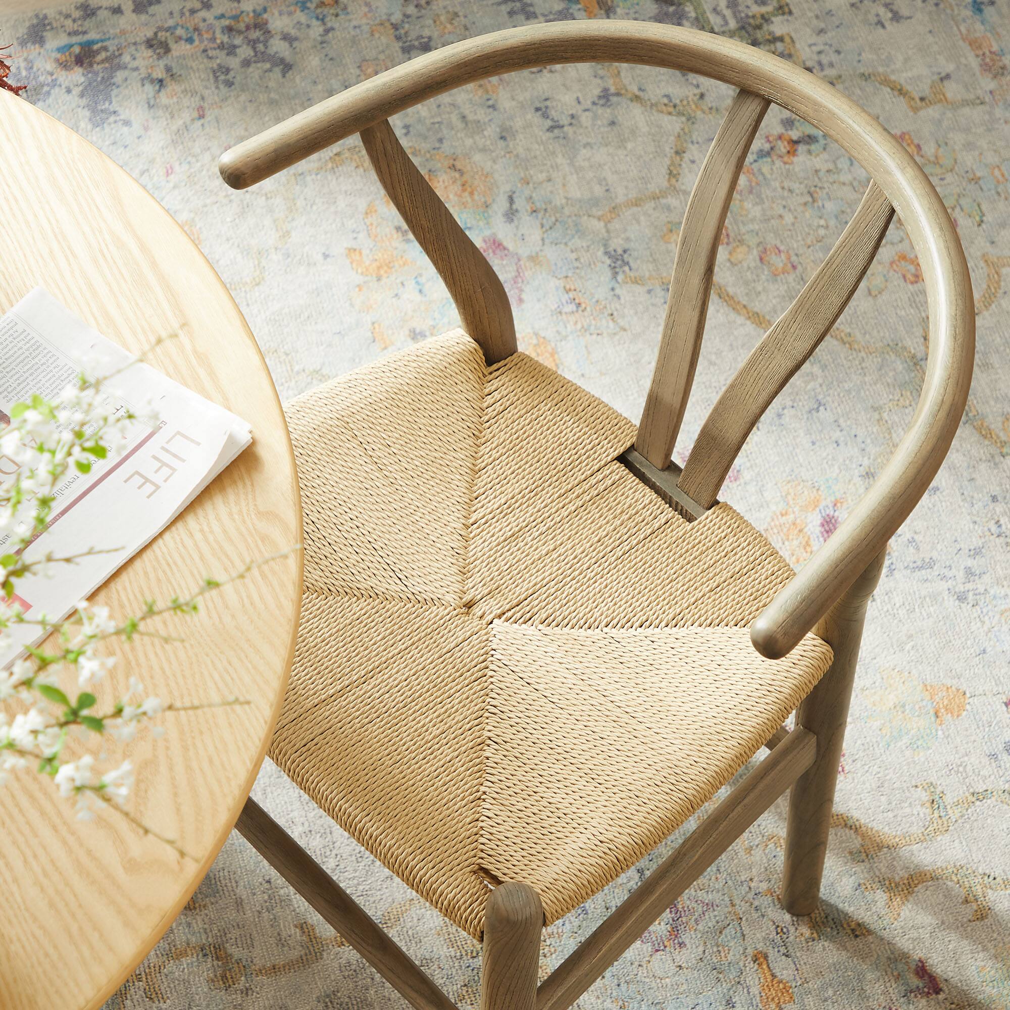 Alt View 5. Modway - Amish 29" Wood Dining Chair by Modway - Gray.