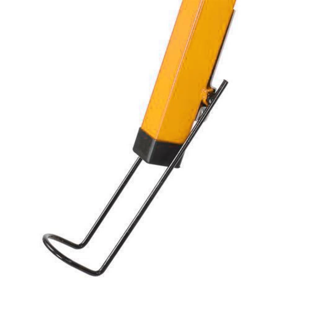 Alt View 9. Winado - 11FT Drywall Rolling Lifter Panel Hoist Jack with Lockable Casters & Tilting Cradle for Ceiling and Wall Installation - yellow.