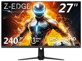 Z Z-Edge - Refurbished Excellent - UG27QS 27" 2K QHD 2560x1440 240Hz 1ms IPS Gaming Monitor, 400cd/m², HDMI x2, DP x2 - Black