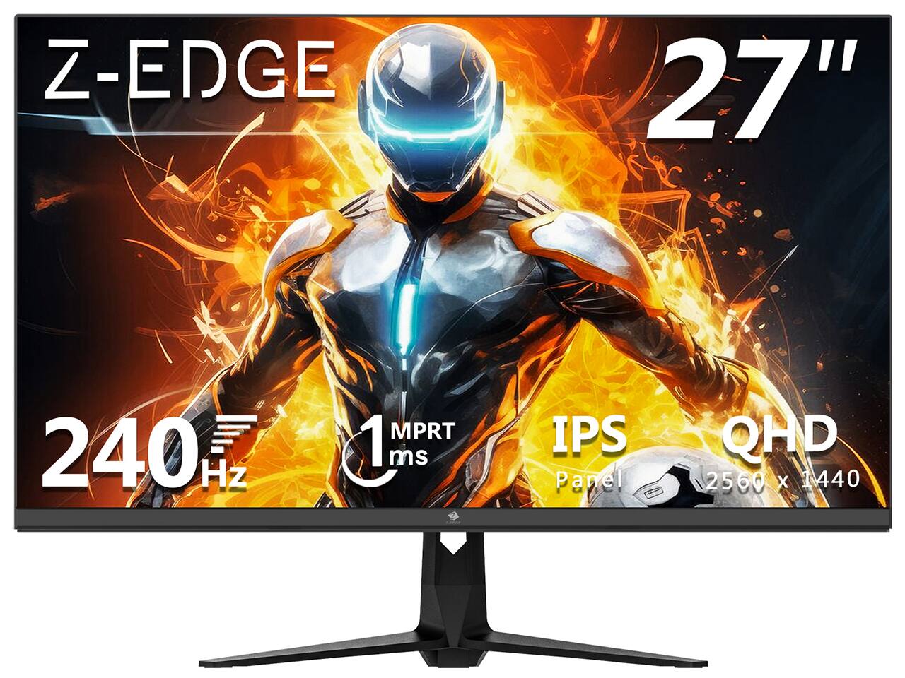 Z Z-Edge - Refurbished Excellent - UG27QS 27" 2K QHD 2560x1440 240Hz 1ms IPS Gaming Monitor, 400cd/m², HDMI x2, DP x2 - Black