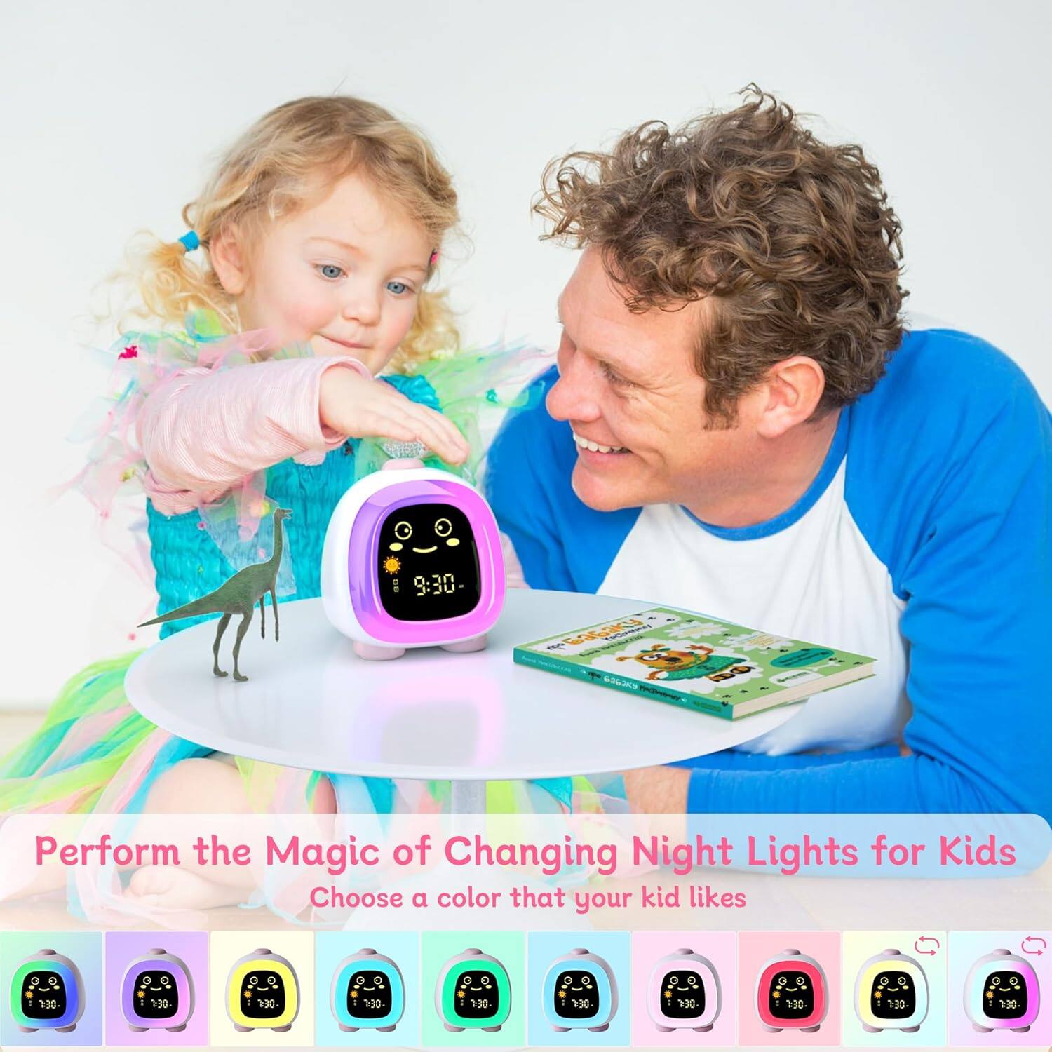 Perform the Magic of Changing Night Lights for Kids  
Choose a color that your kid likes