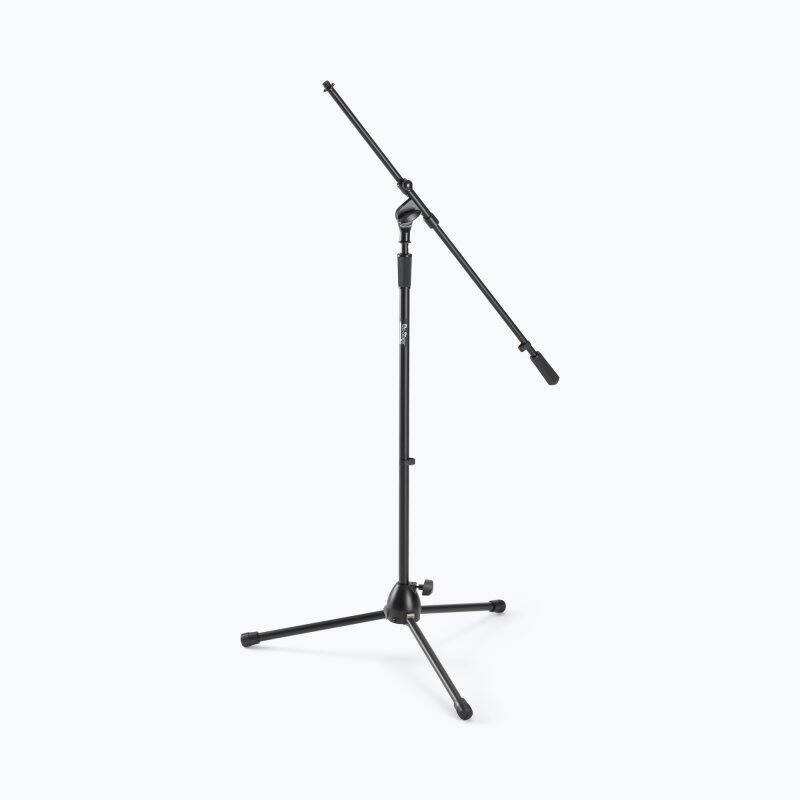 Alt View 1. On Stage Stands - On-Stage MS9701B+ Heavy-Duty Euro-Boom Mic Stand (Setup for Vocal and Instrument Microphones, Adjustable Height, - Black.