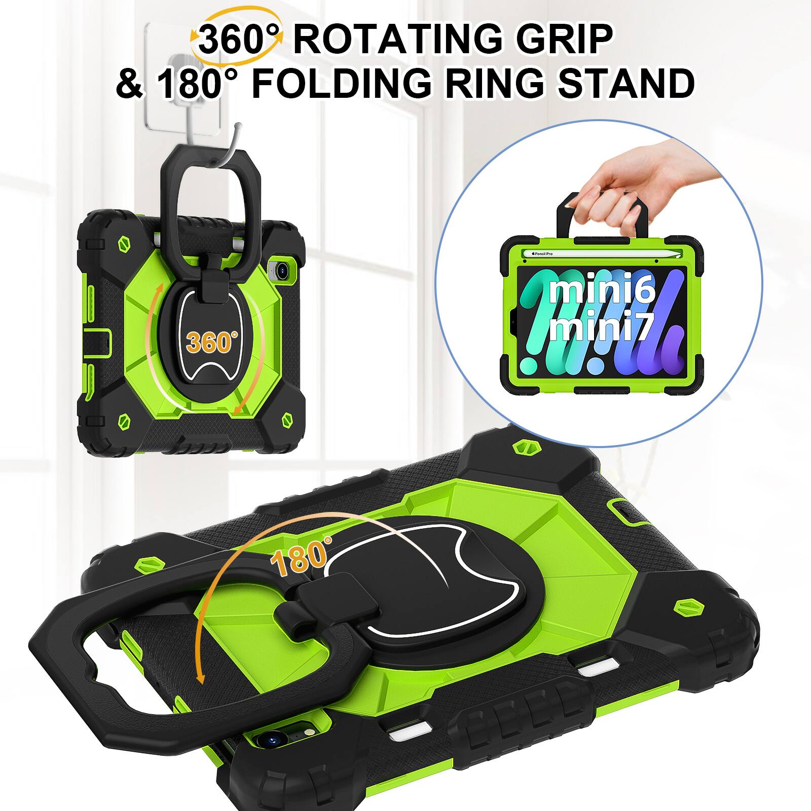 360° ROTATING GRIP & 180° FOLDING RING STAND

360°

SINVERS mini6 REAL

180°