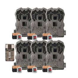 Stealth Cam - Browtine 20MP Trail/Game Camera with 720P HD Video, Camo (6 Pack)