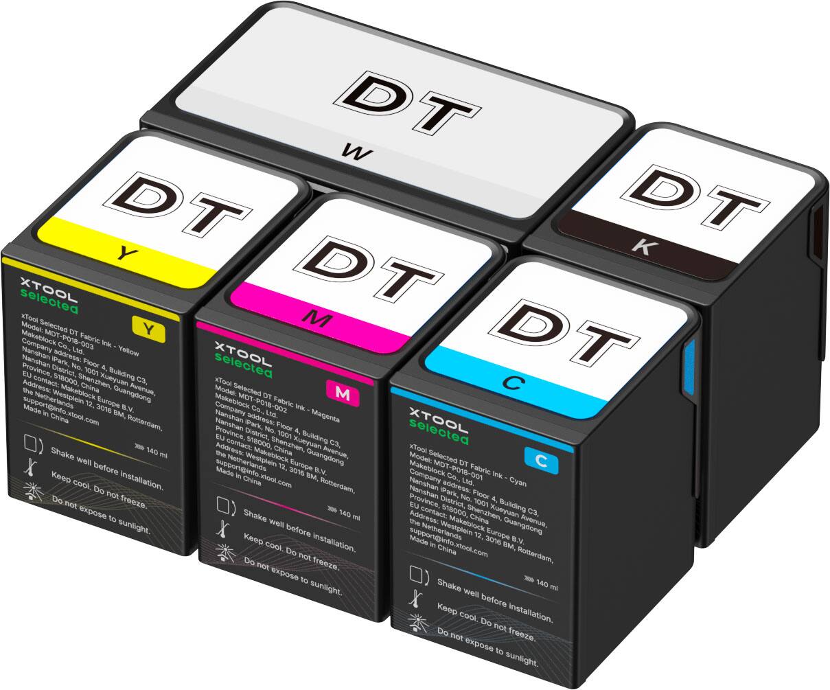 DT W DT DT K selected DT xTool M Model: Selected DT DT Makeblock MDT-PO18- Fabric Ink Company Nanshan Co., Ltd. Yellow Nanshan iPark, address: Floor XTOOL Province, No. 4. EU District, 1001 Building contact: 518000, Shenzhen, Xueyuan C3, xTool C Address: the Makeblock China Avenue, Model: Selected M Netherlands Westplein Europe Guangdong Makeblock DT Fabric 12, B.V. Ink Made in 3016 BM, Company Nanshan Co., Ltd. China Rotterdam, address: Magenta Nanshan iPark, No. Floor 4, selected Province, EU District, 1001 Building - Address: contact: 518000, Shenzhen, Xueyuan C3, xTool Shake 140 ml the Makeblock China Avenue, well Netherlands Westplein Guangdong Model: Selected C 12, Europe DT before Made in 3016 B.V. Makeblock Fabric ink Keep installation. China BM, Co., Ltd. cool. Rotterdam, Nanshan addres Cyan Do N