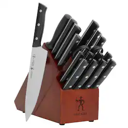 Henckels - Dynamic 18-pc Knife Block Set - Brown