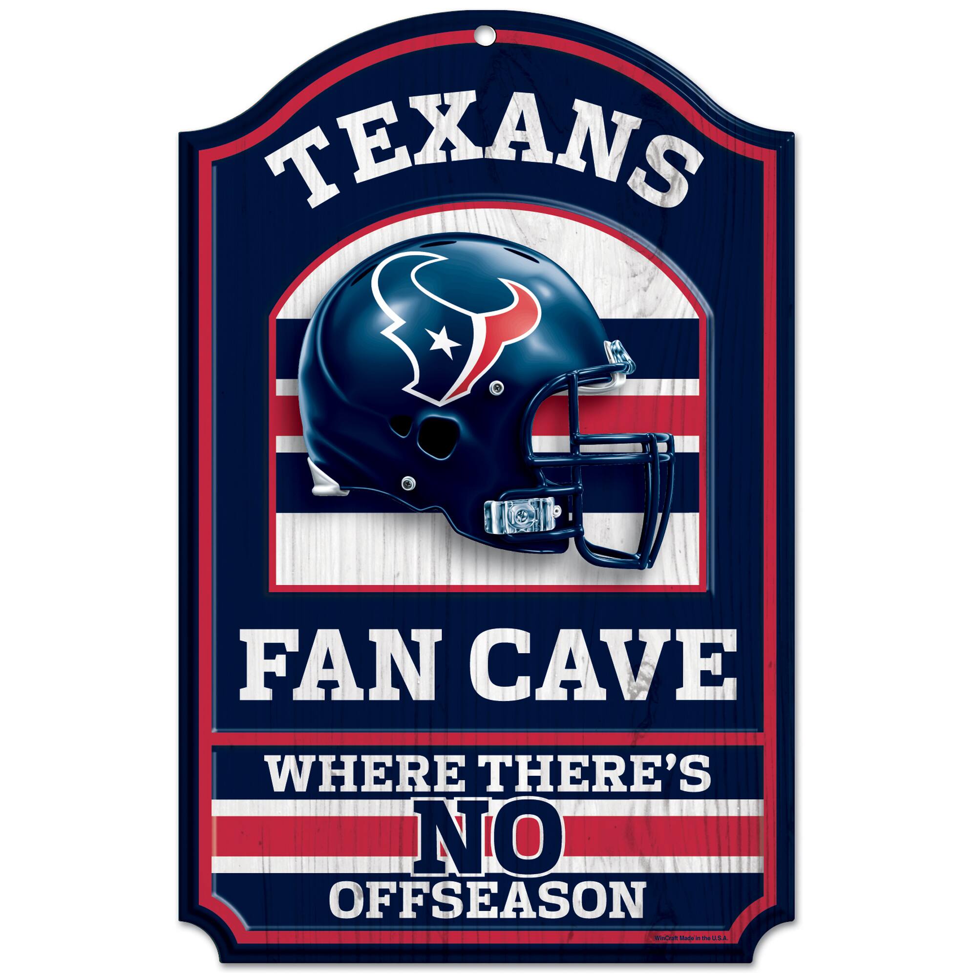 TEXANS  
FAN CAVE  
WHERE THERE'S NO OFFSEASON