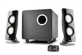 Cyber Acoustics - Curve.Immersion 2.1 Speaker System with Control Pod - Black