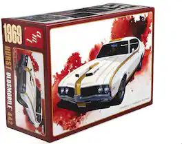 PopMarket - AMT 1969 Hurst Oldsmobile Cutlass 1/25 Scale Model Kit - COLLECTIBLES - Multicolor